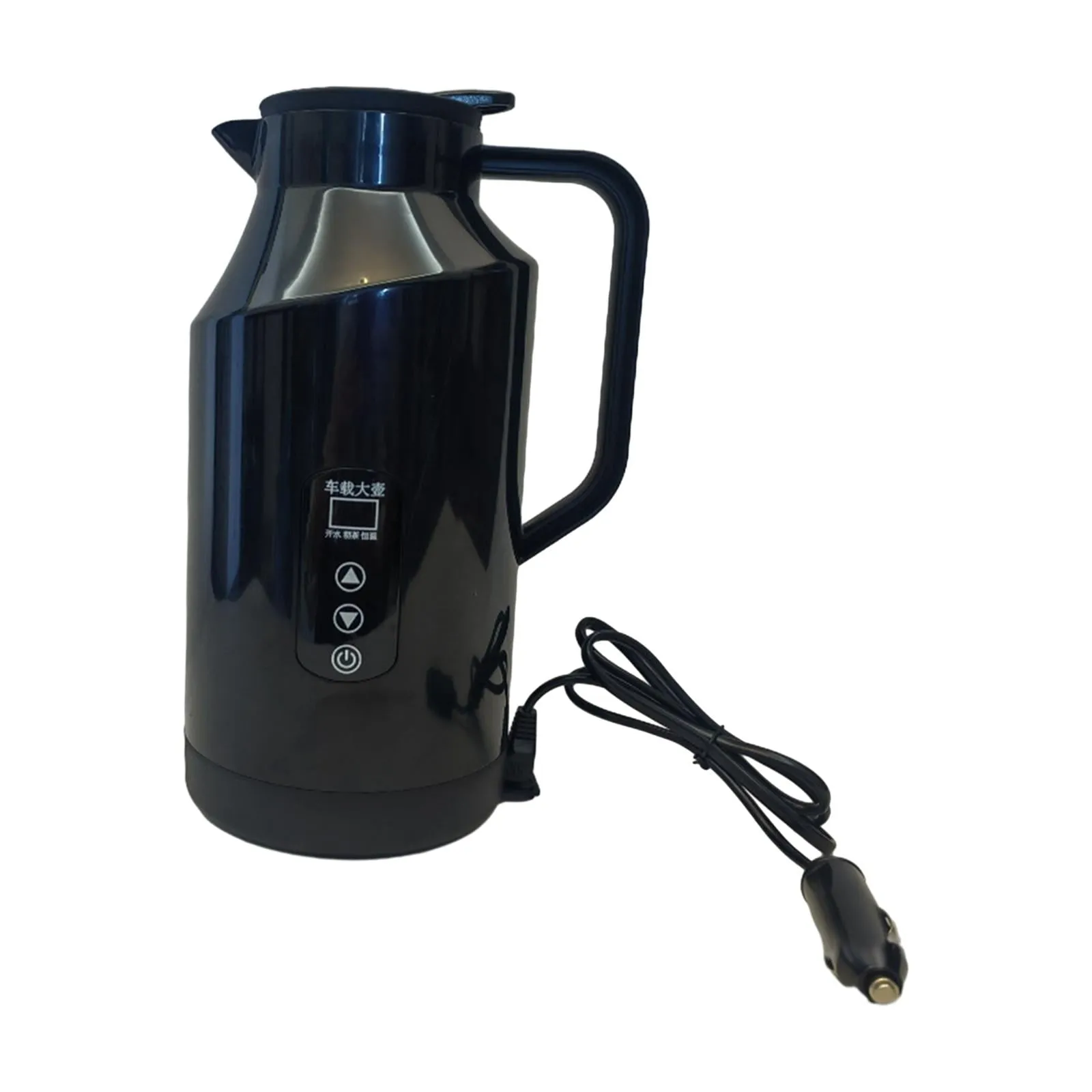 12V 24V 1.5L Car Kettle Electric Water Kettle Large Capacity Stainless Steel for Drivers and Self Driving Trip Sturdy No Base