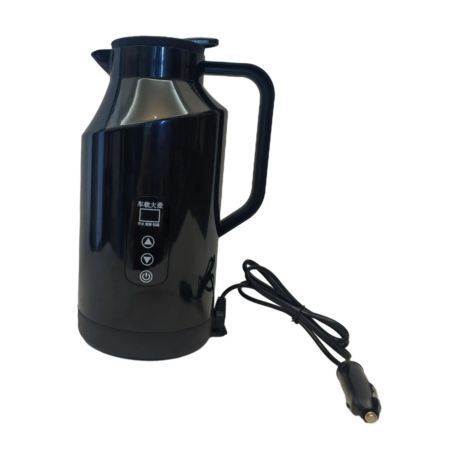 12V 24V 1.5L Car Kettle Electric Water Kettle Large Capacity Stainless Steel for Drivers and Self Driving Trip Sturdy No Base