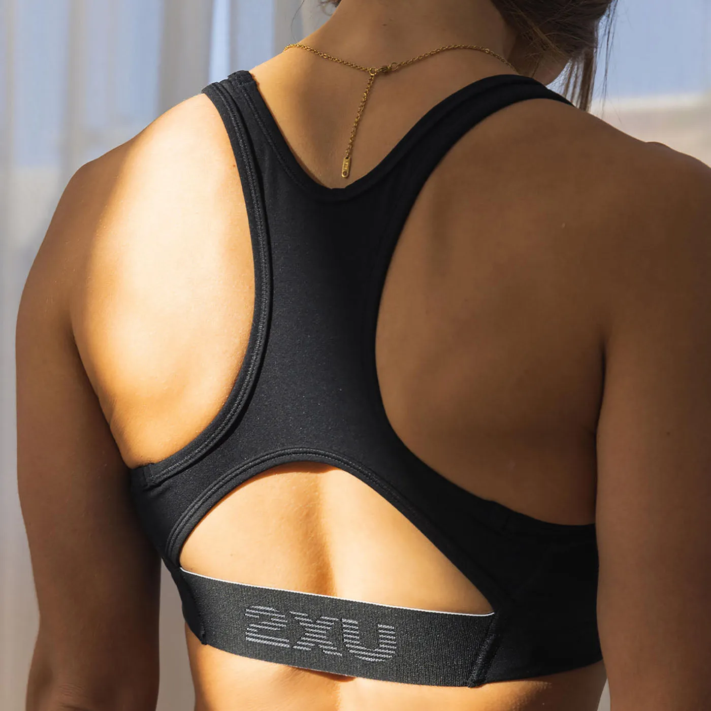 2XU - Motion Racerback Bra - Black/Black