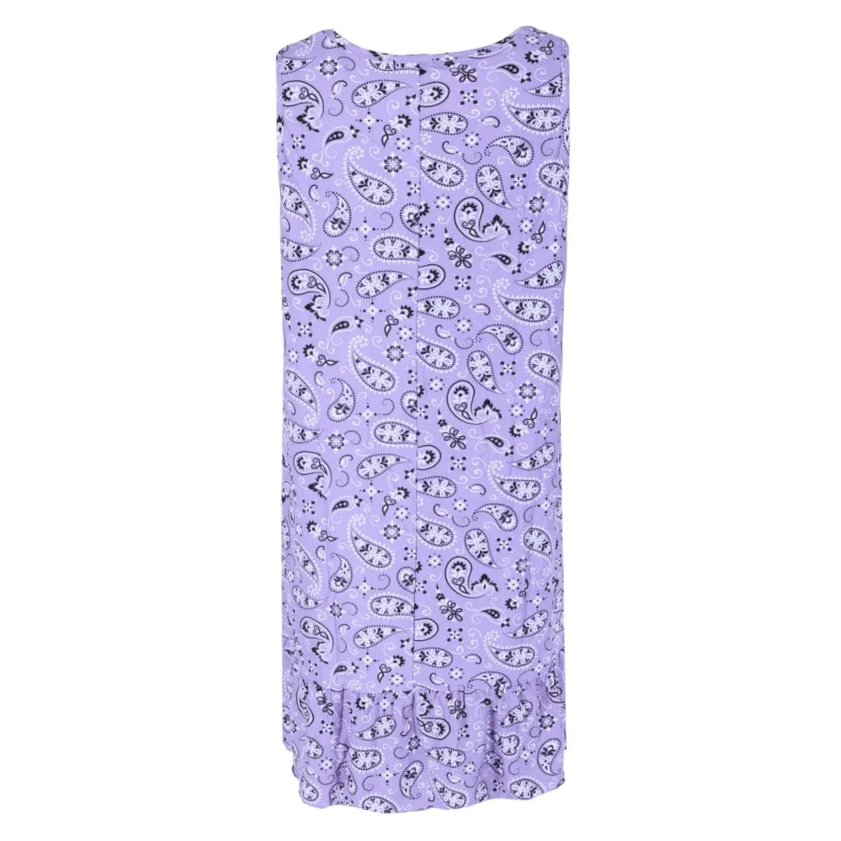 5 More Minutes Women's Paisley Sleeveless Sleep Gown