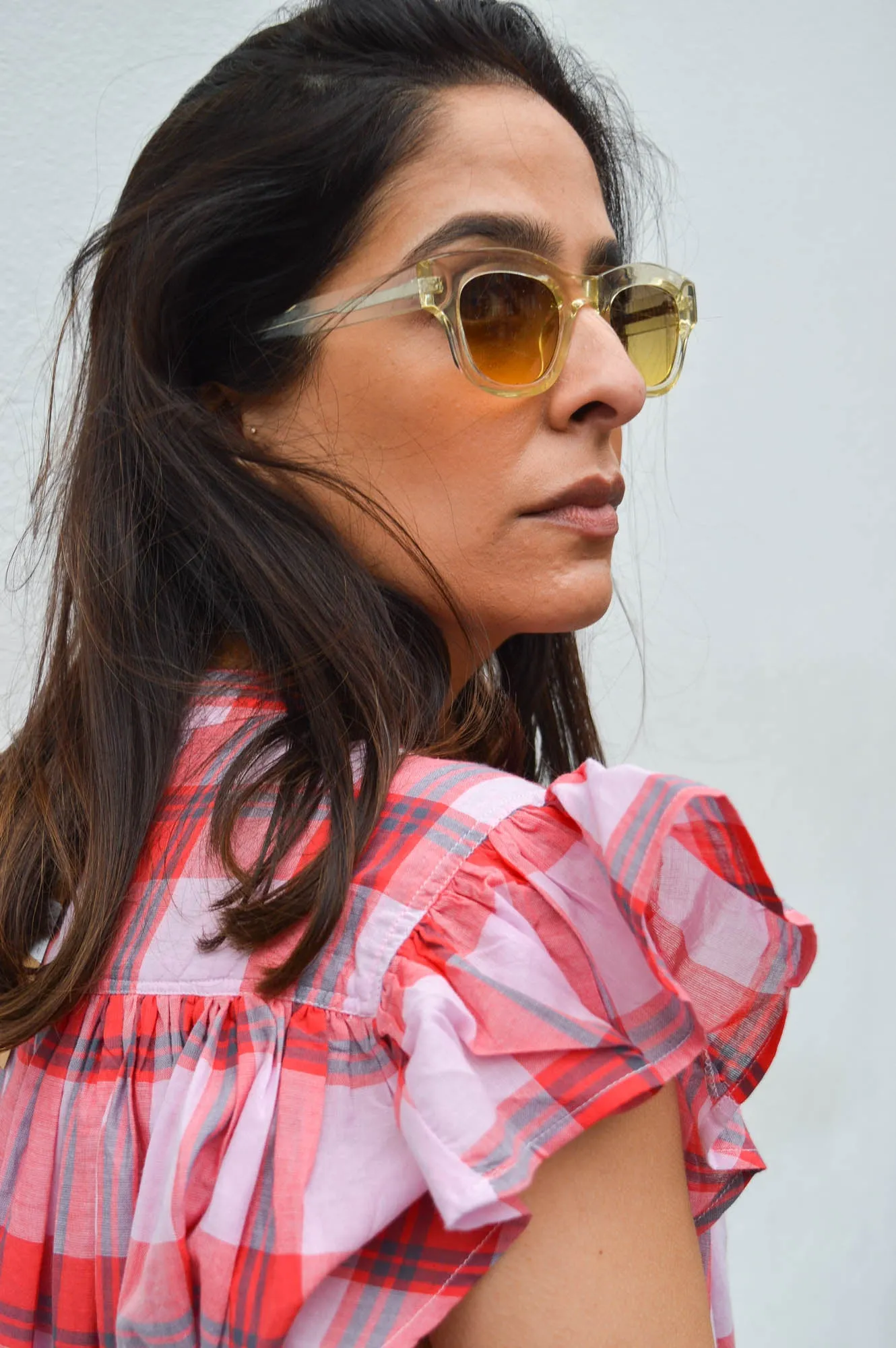 A Kjaerbede Lane Ecru Sunglasses