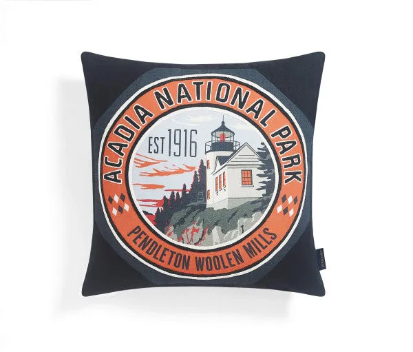 Acadia National Park Patch Pillow