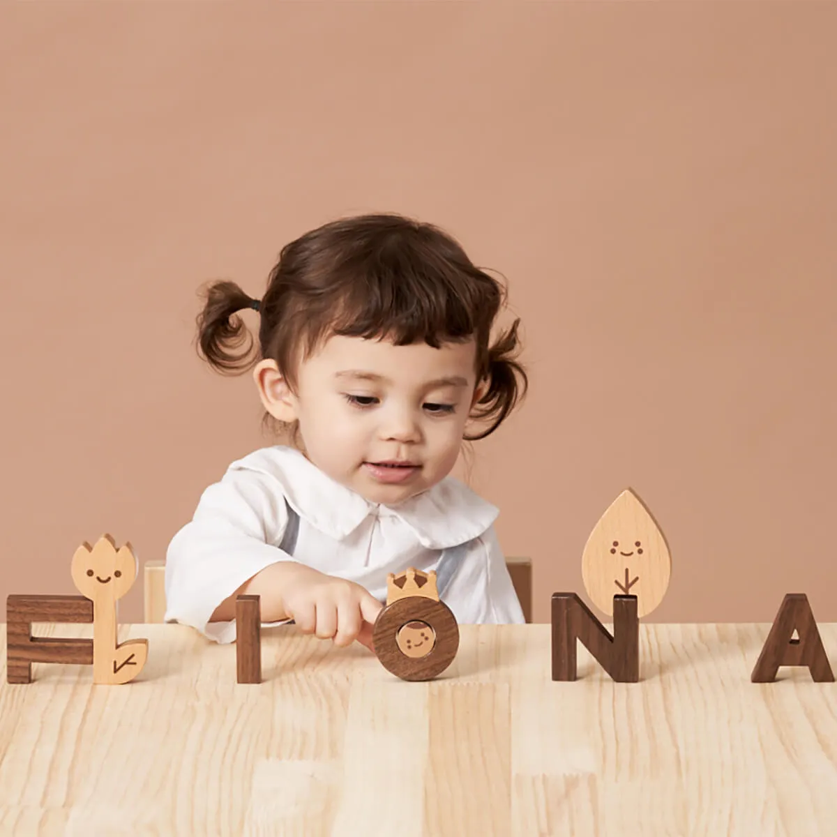 Alphabet Wooden Blocks Play Set by Oioiooi