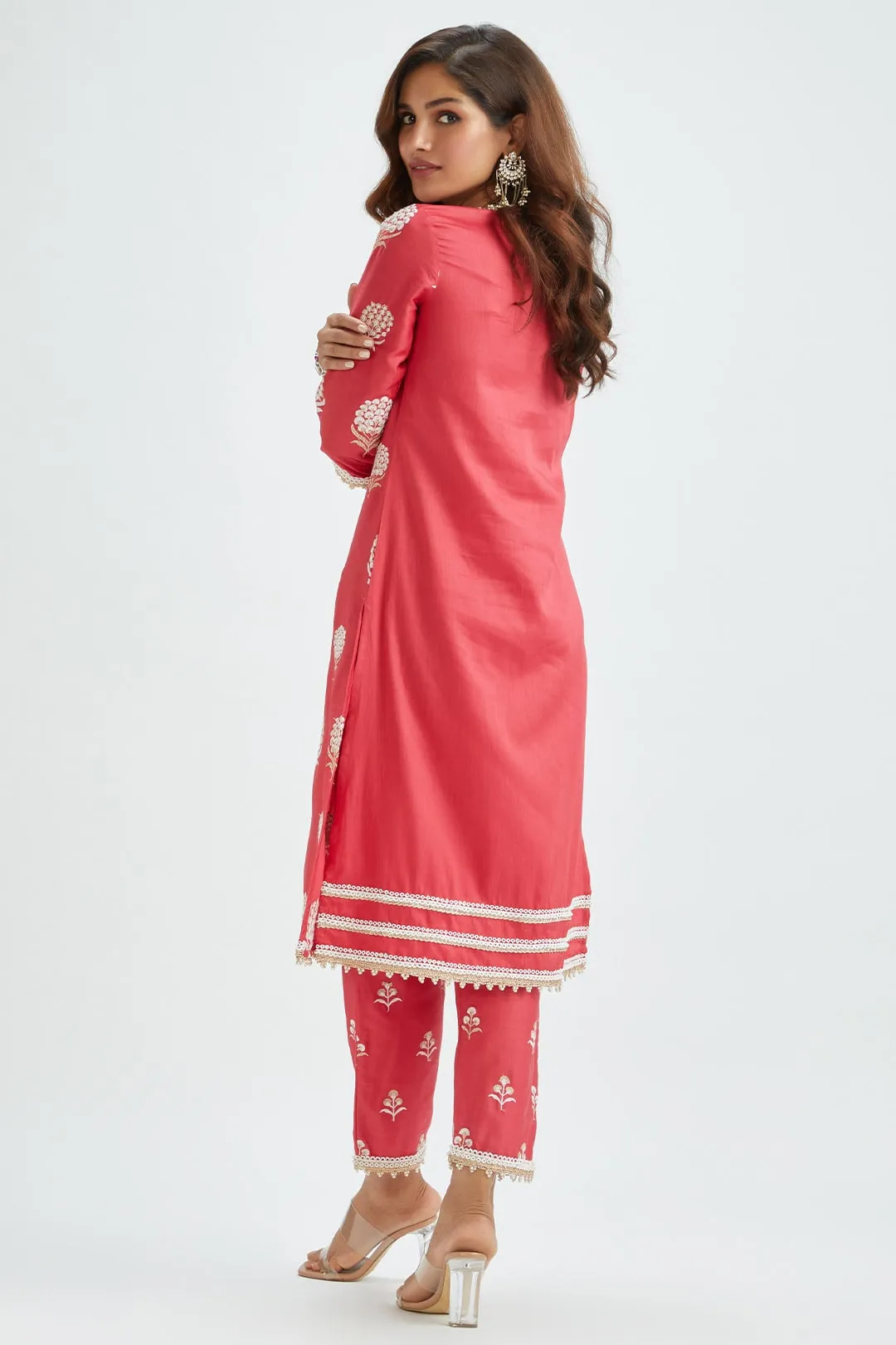 Amira Red Kurta