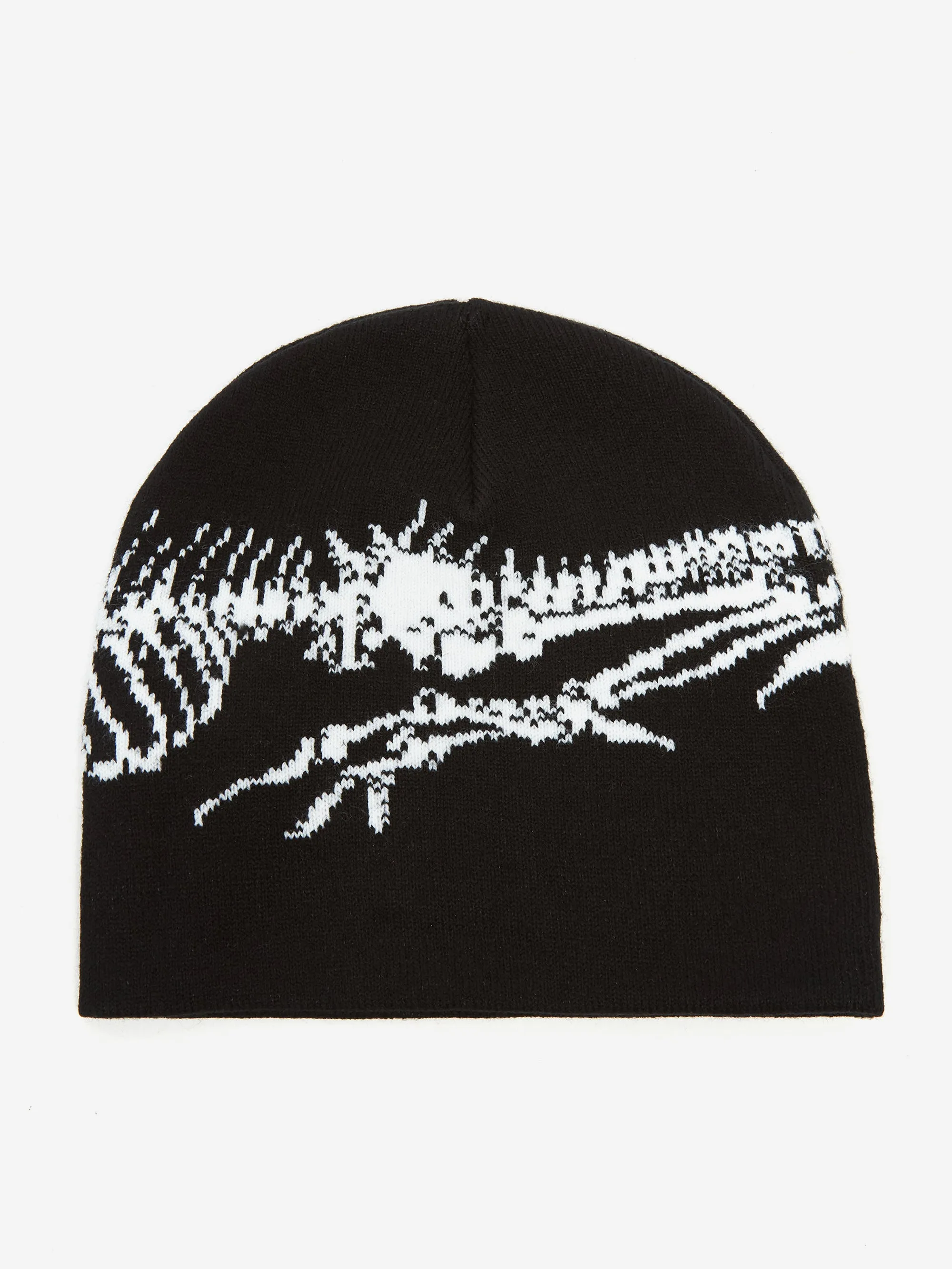 Aries Dragon Skeleton Beanie - Black