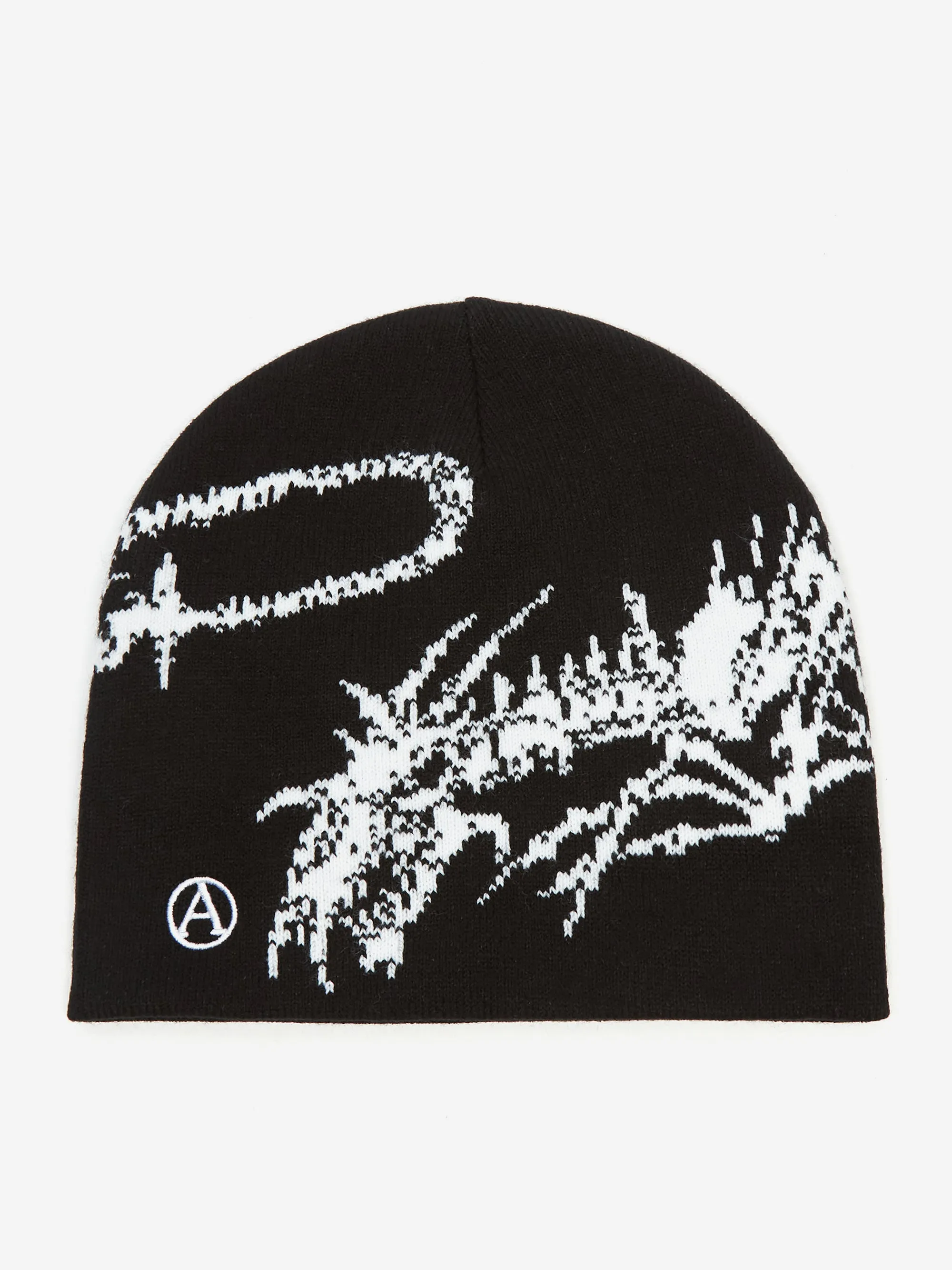 Aries Dragon Skeleton Beanie - Black