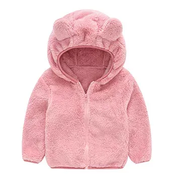 Baby Warm Winter Jacket, Toddler & Girl Sweater Coat, Infant Hooded Outwear 1-4 Year Toddler Jacket