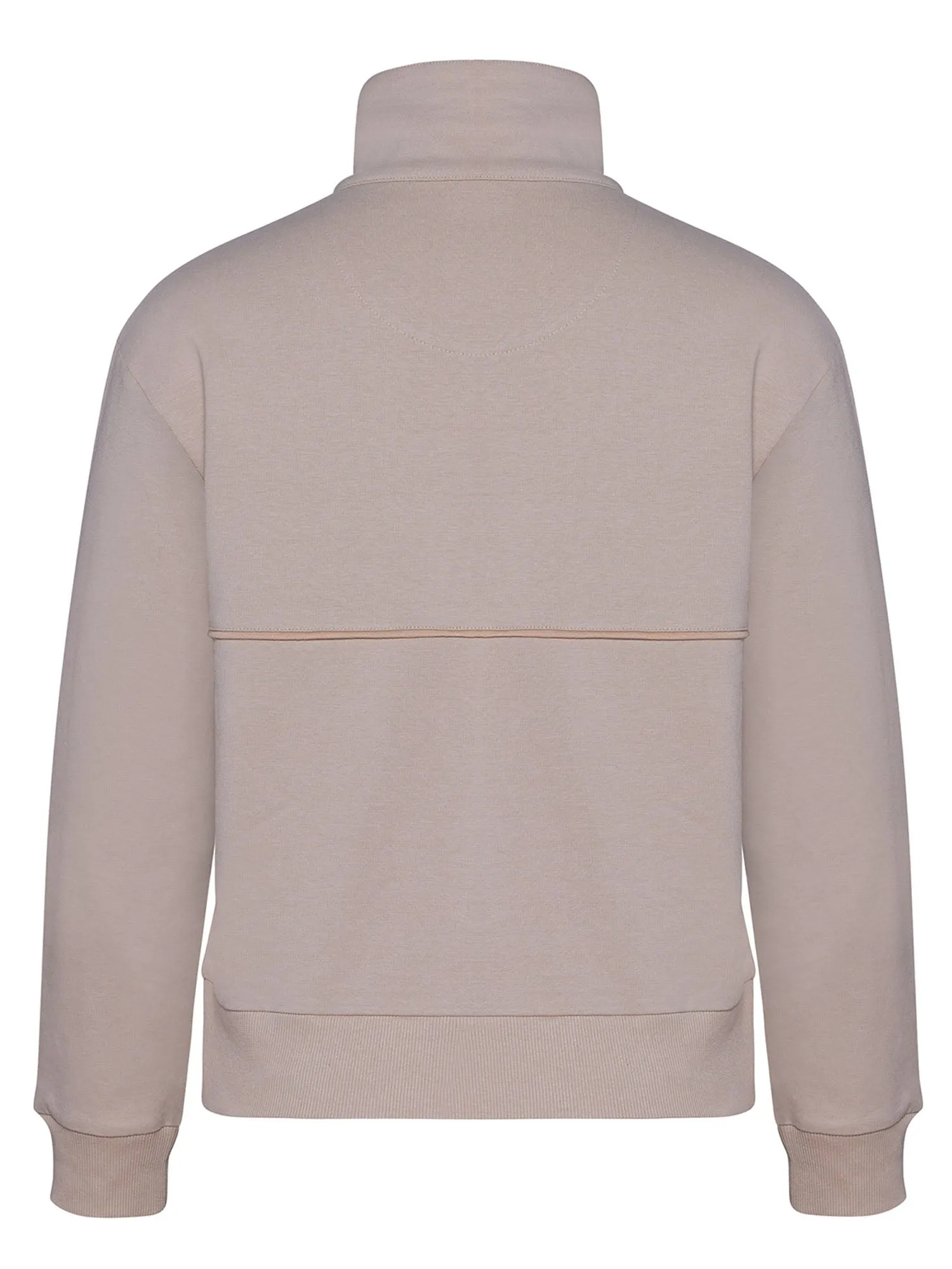 Beige Urban Q-zip Sweatshirt