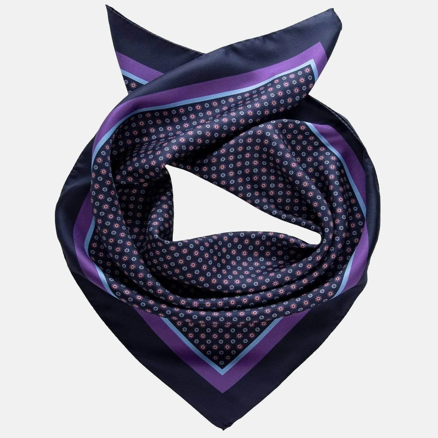 Benelli - Silk Neckerchief - Navy