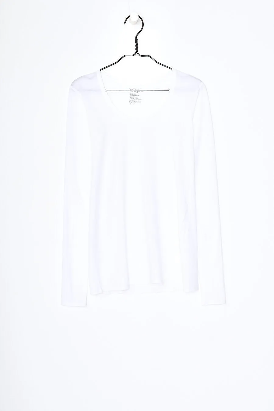 Building Block Long Sleeve Top - White