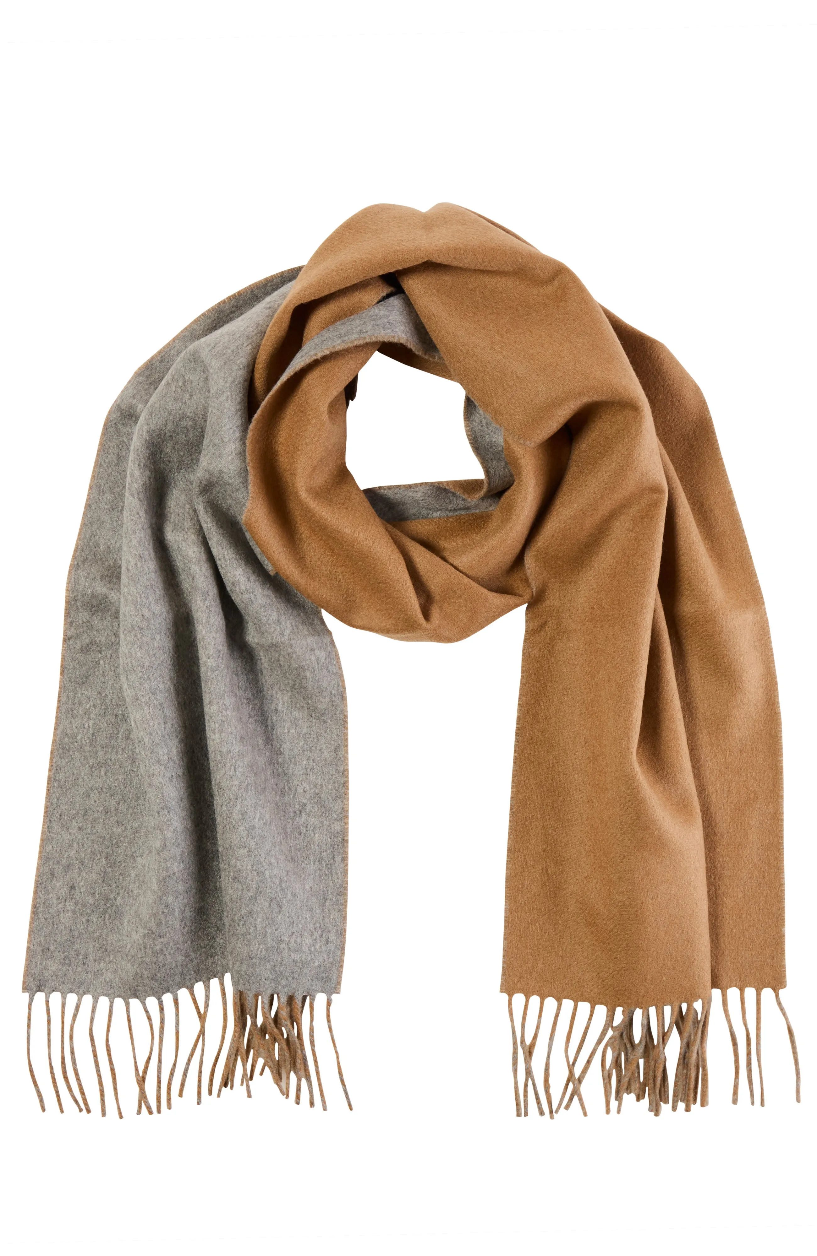 CASHMERE DOUBLE FACE WOVEN SCARF