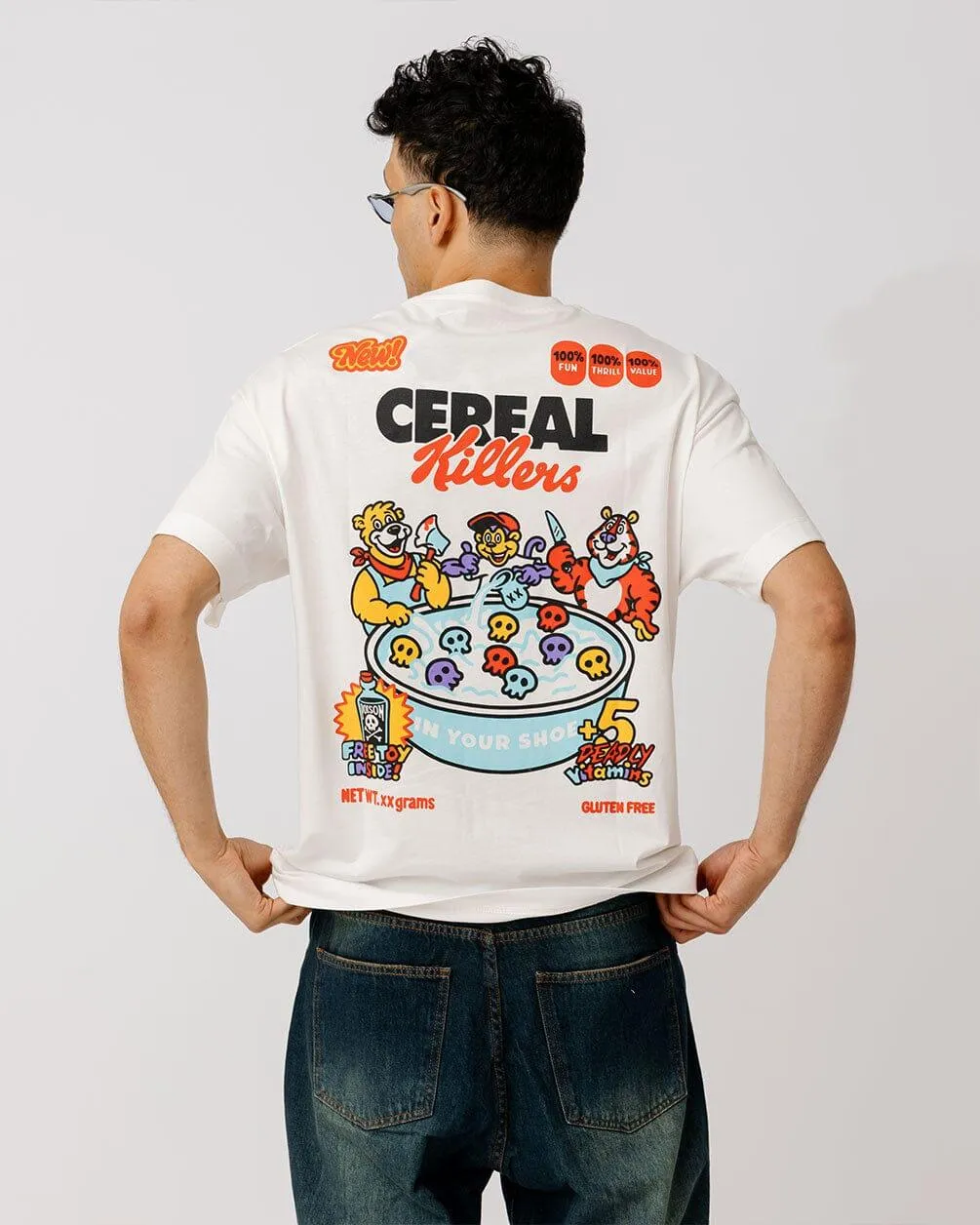 Cereal Killer Pt.2 Printed Oversized Tee