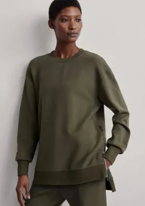 Charter Sweatshirt in Olive Night