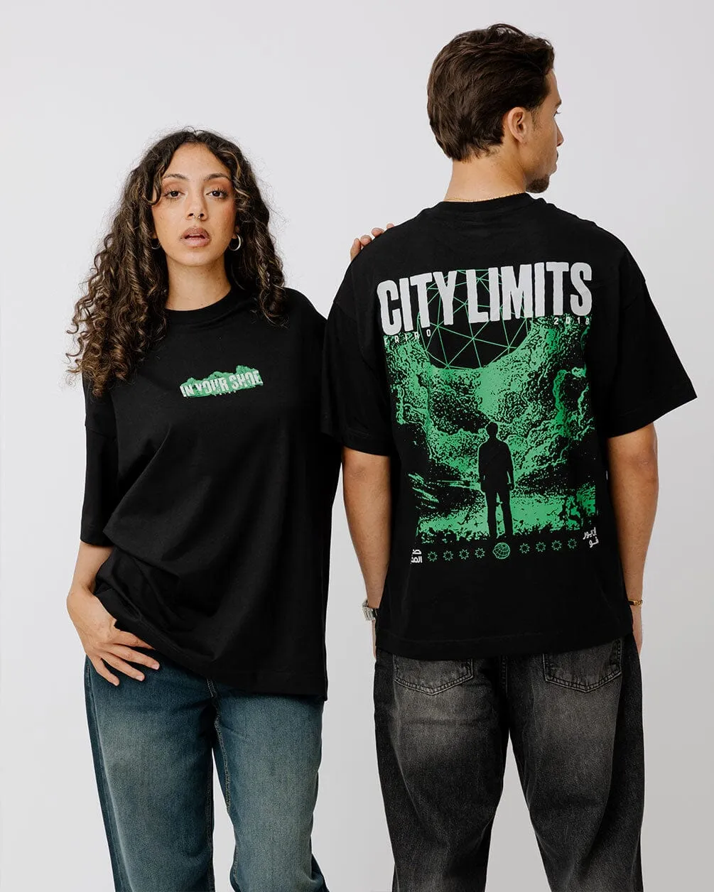 City Limits Printed Oversized Tee