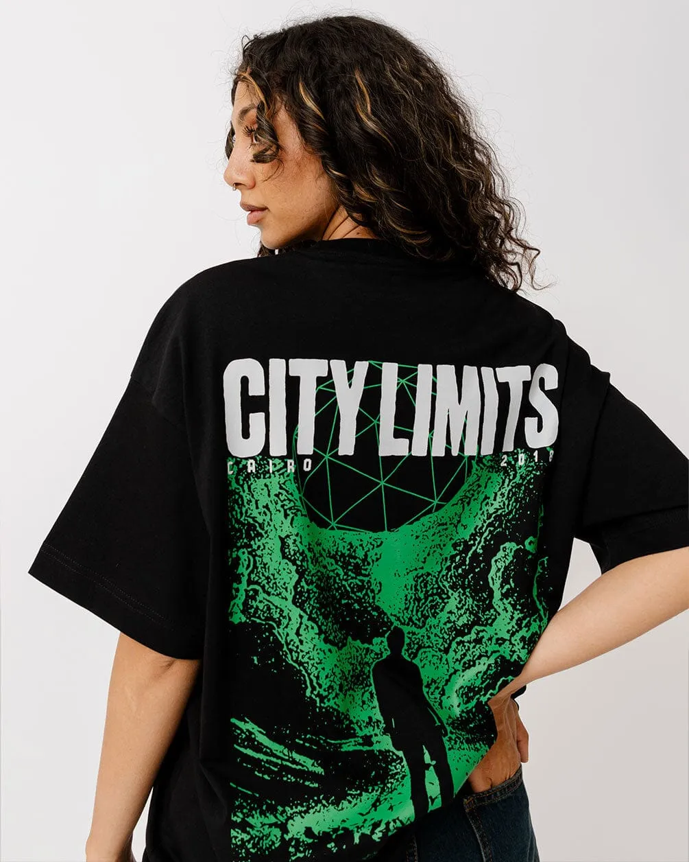 City Limits Printed Oversized Tee