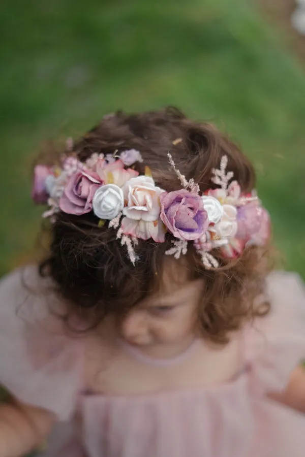 Dahlia Girls Flower Crown