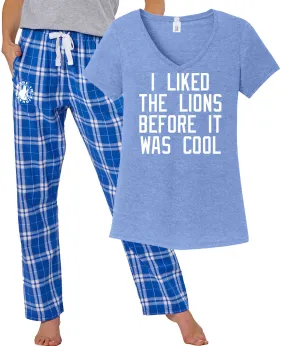 Detroit Football Ladies PJ Set