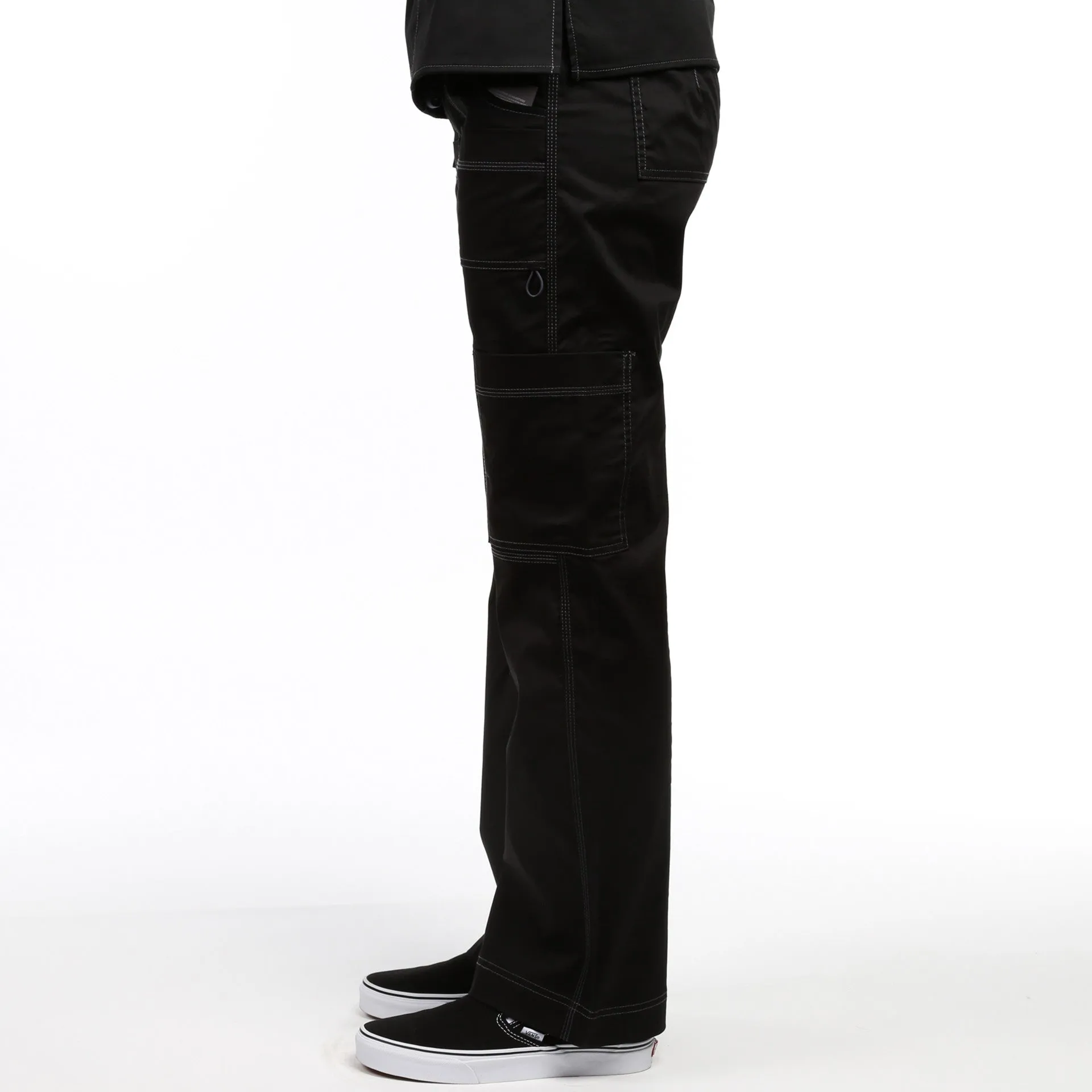 Dickies Jr. Fit Low-Rise Drawstring Cargo Pant - Black