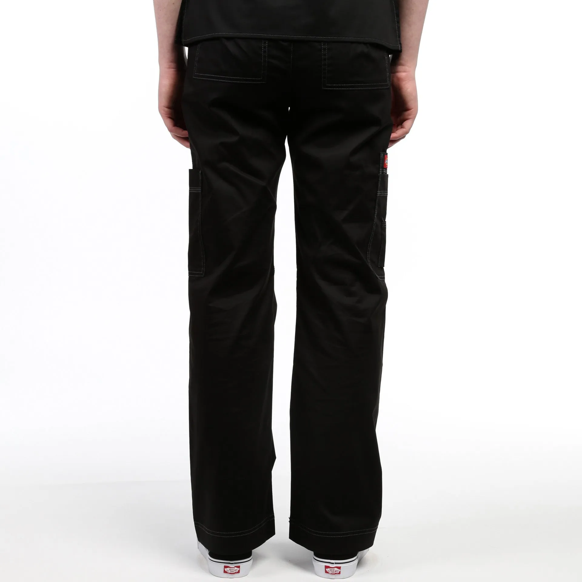 Dickies Jr. Fit Low-Rise Drawstring Cargo Pant - Black