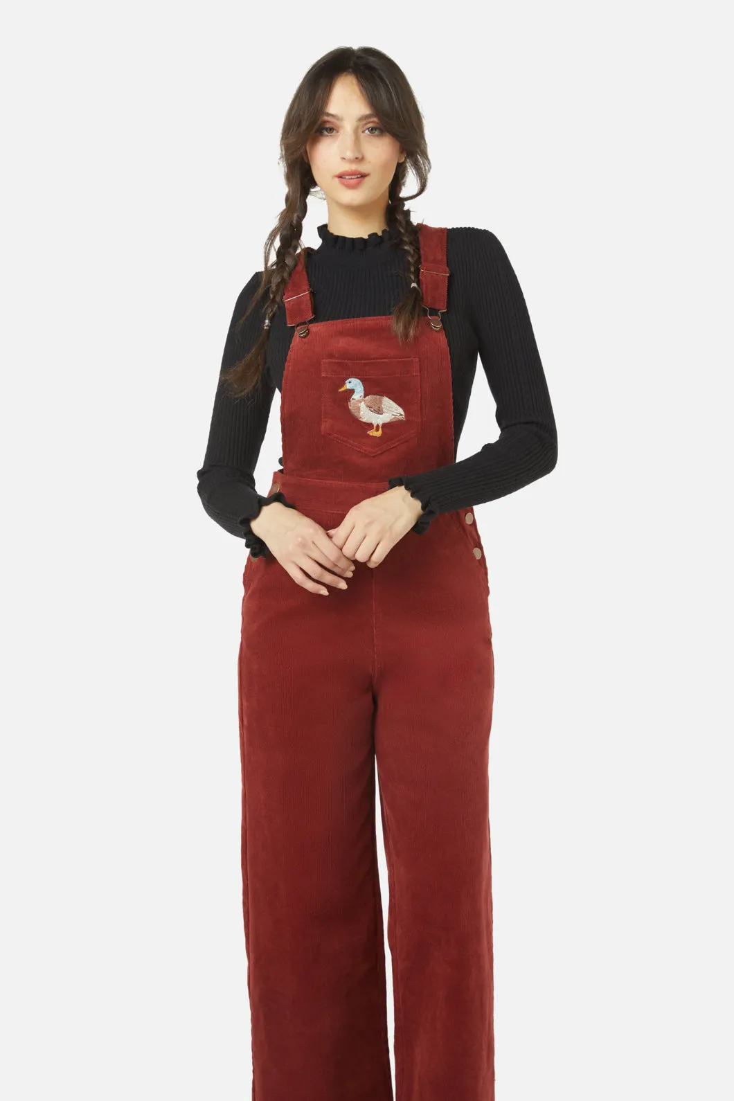 Duck Embroidered Overall