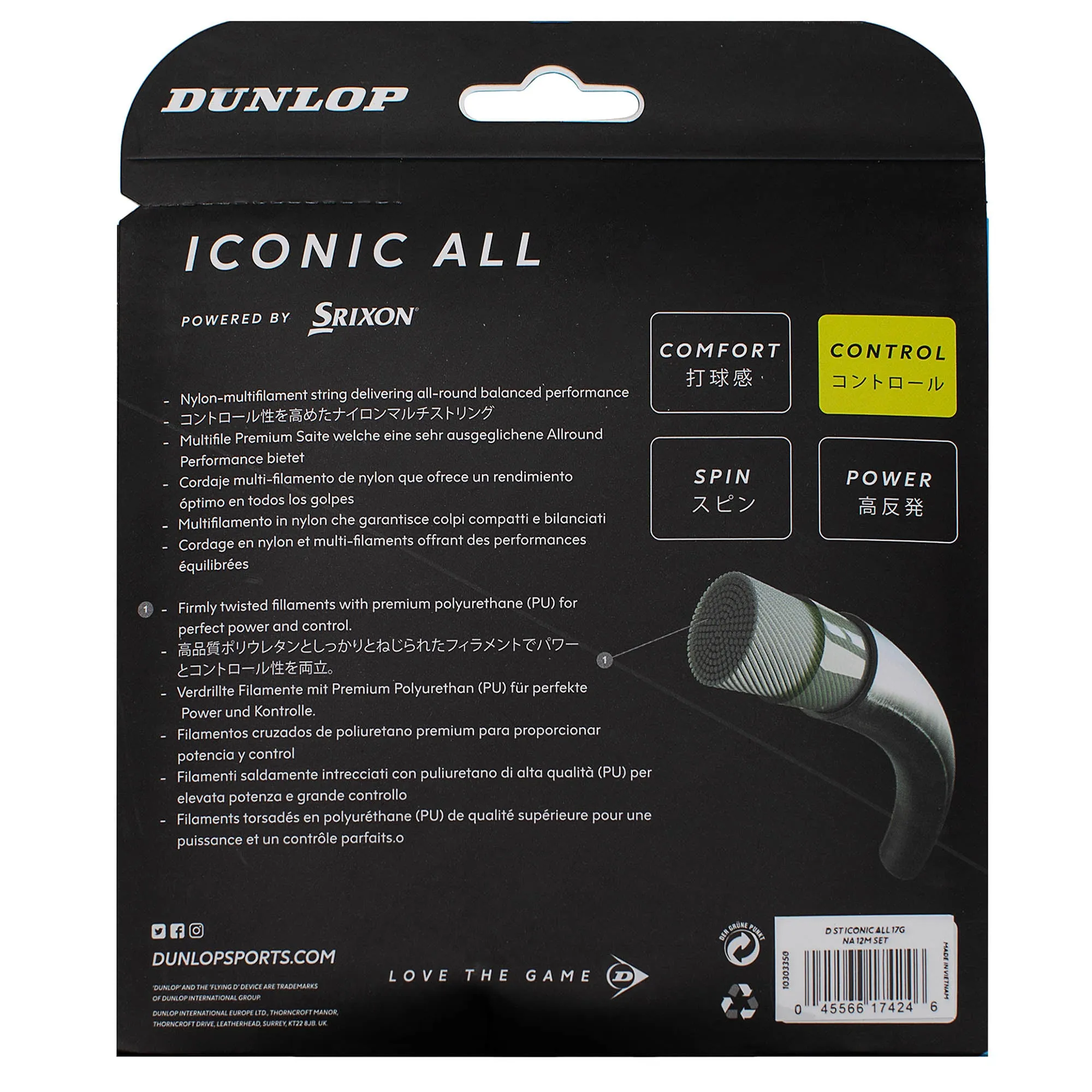 Dunlop Iconic All Tennis String Set