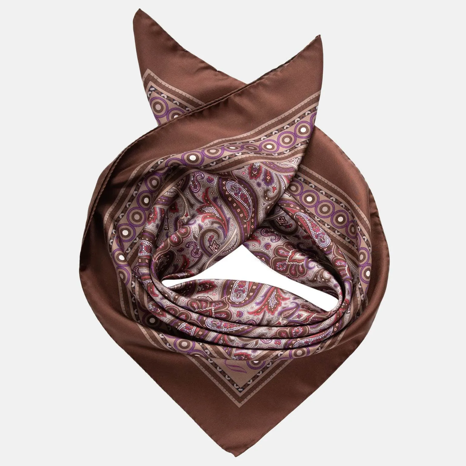 Espada - Silk Neckerchief - Chocolate