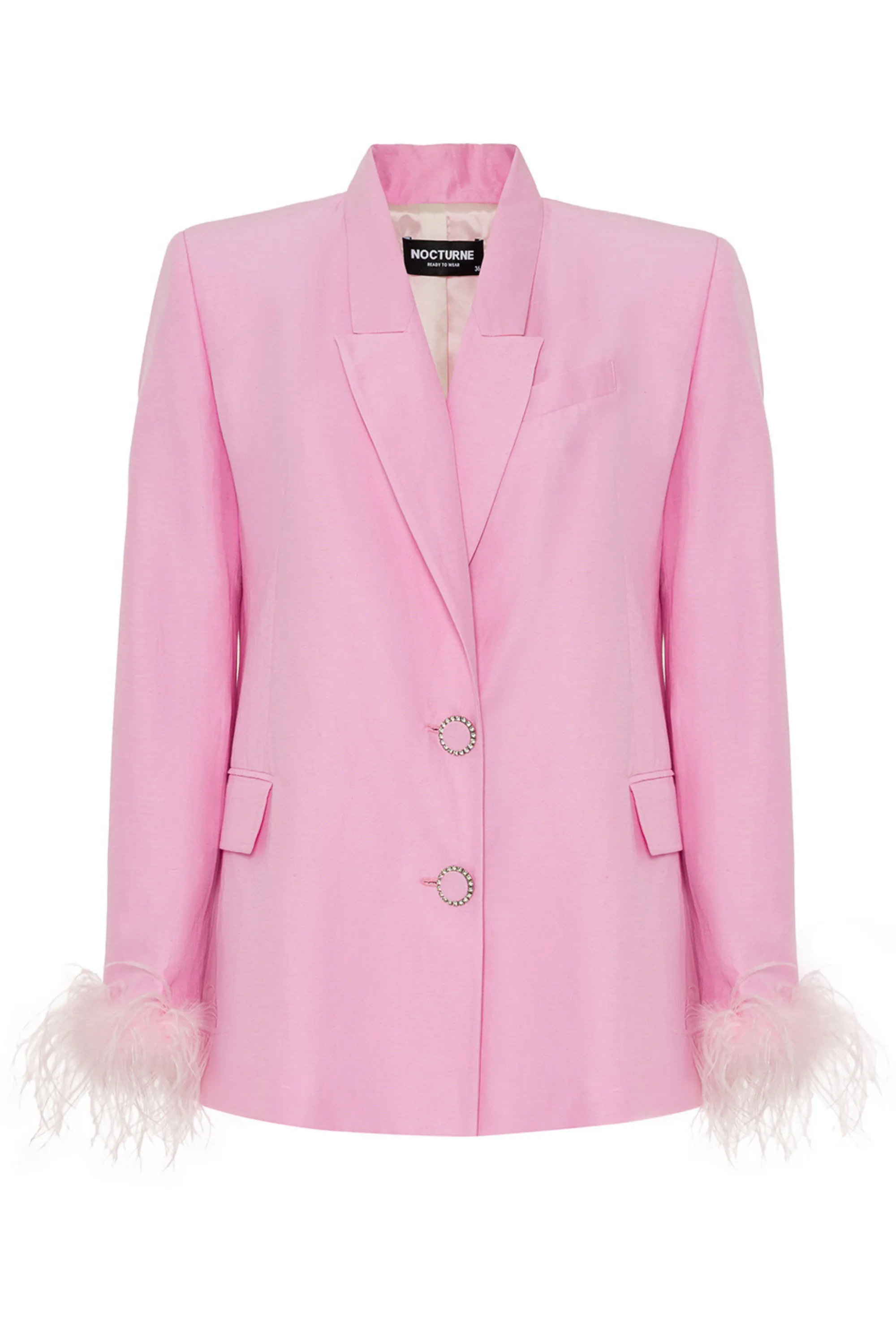 Feathered Blazer Jacket