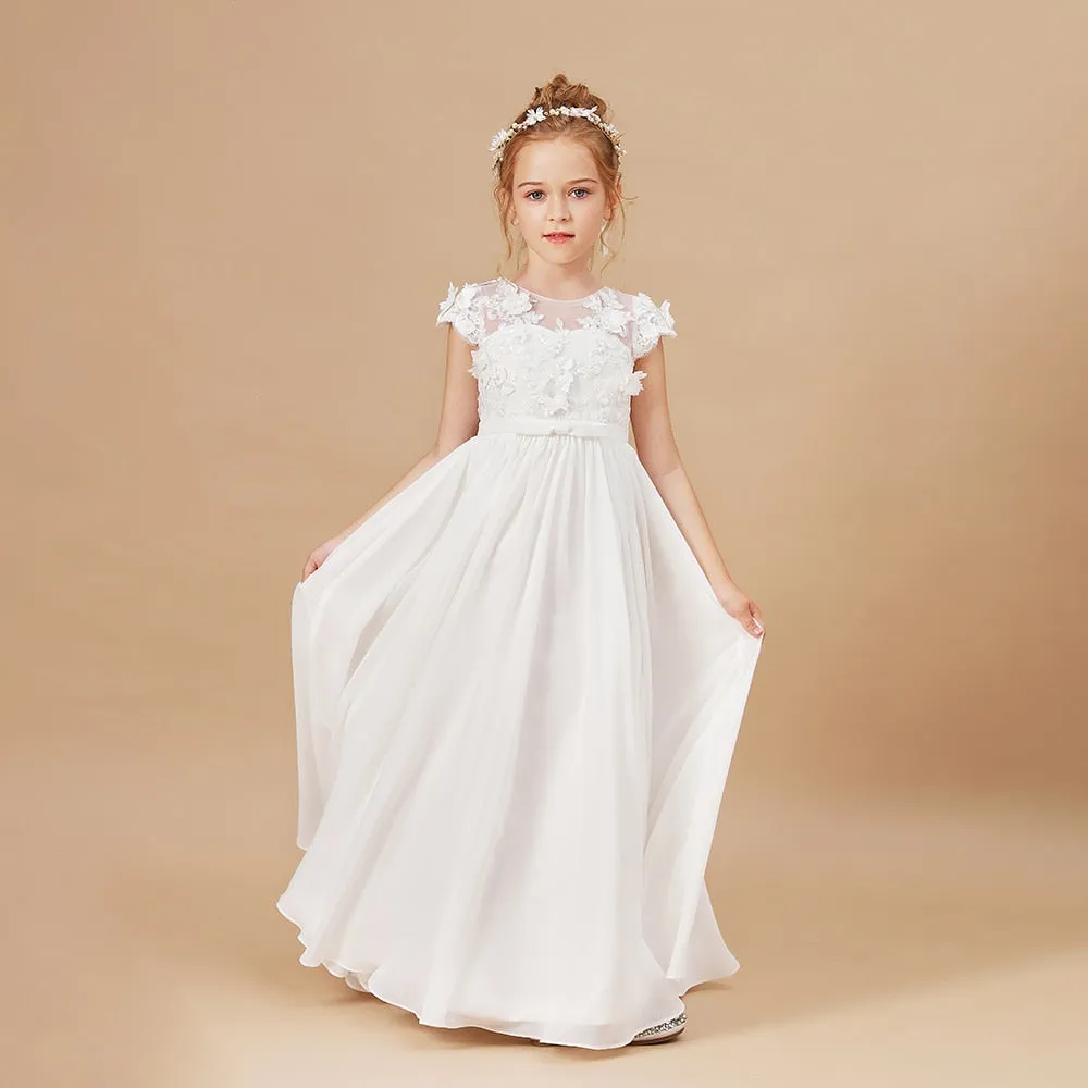 Flower Girl Pageant Elegant Dress