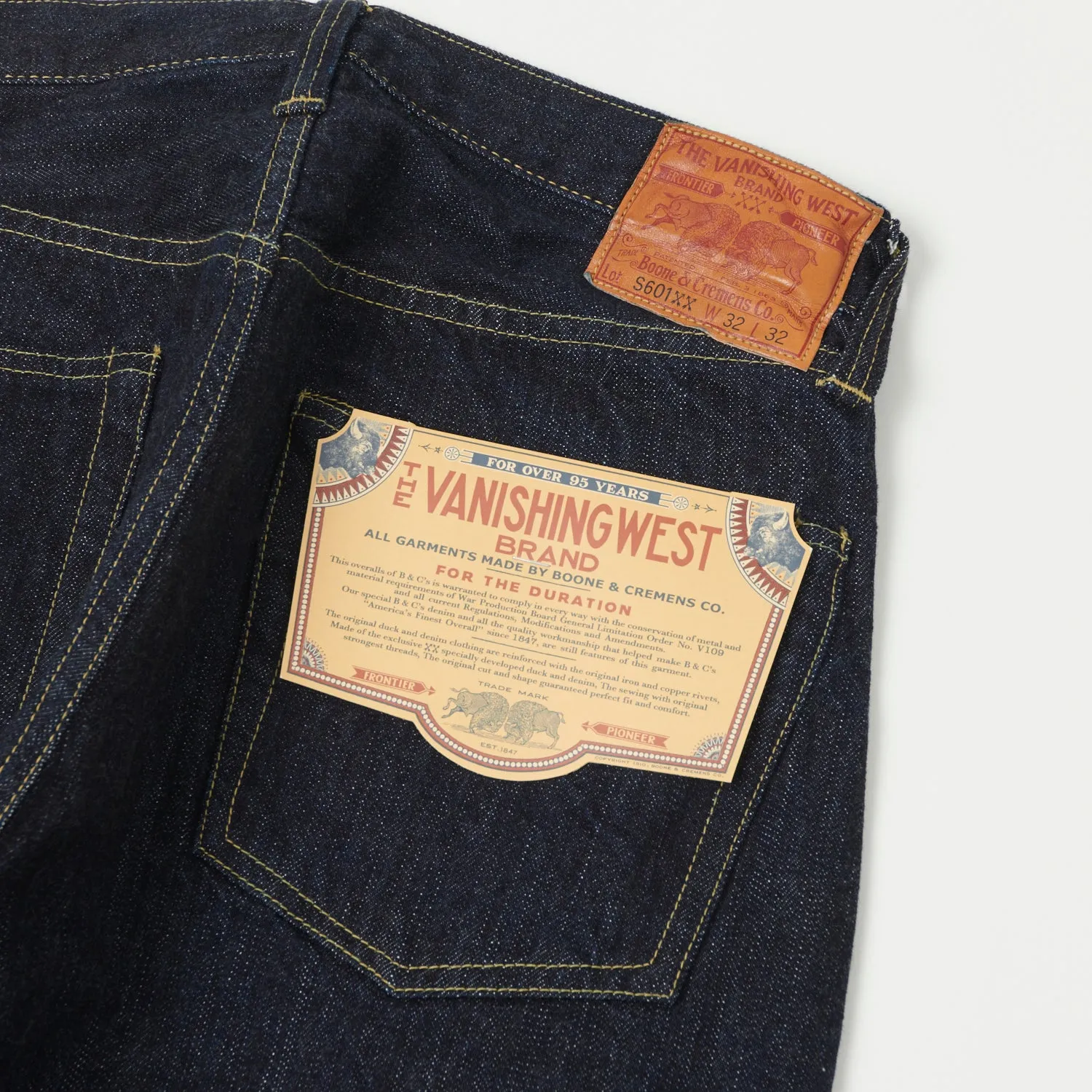 Freewheelers S601XX 1944-45 Loose Straight Jean - One Wash