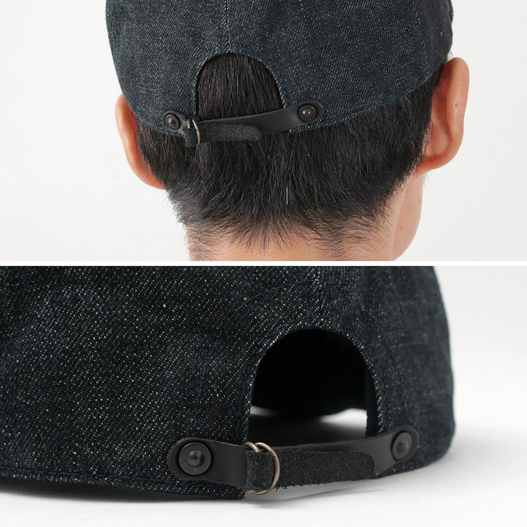 HIGHER / Denim multi-panel cap