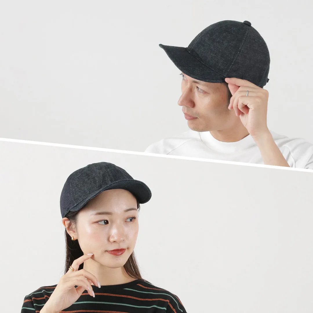 HIGHER / Denim multi-panel cap