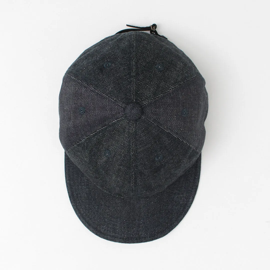 HIGHER / Denim multi-panel cap