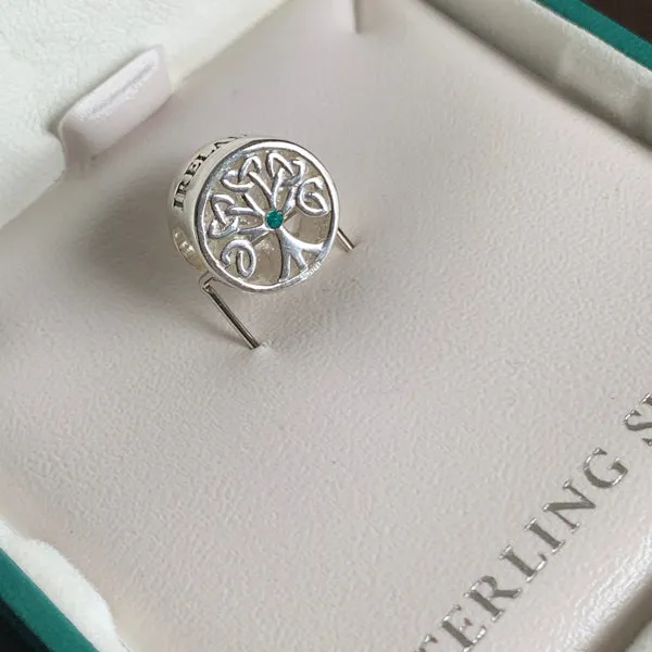 Ireland / Tree of Life Beard Bead - Sterling Silver