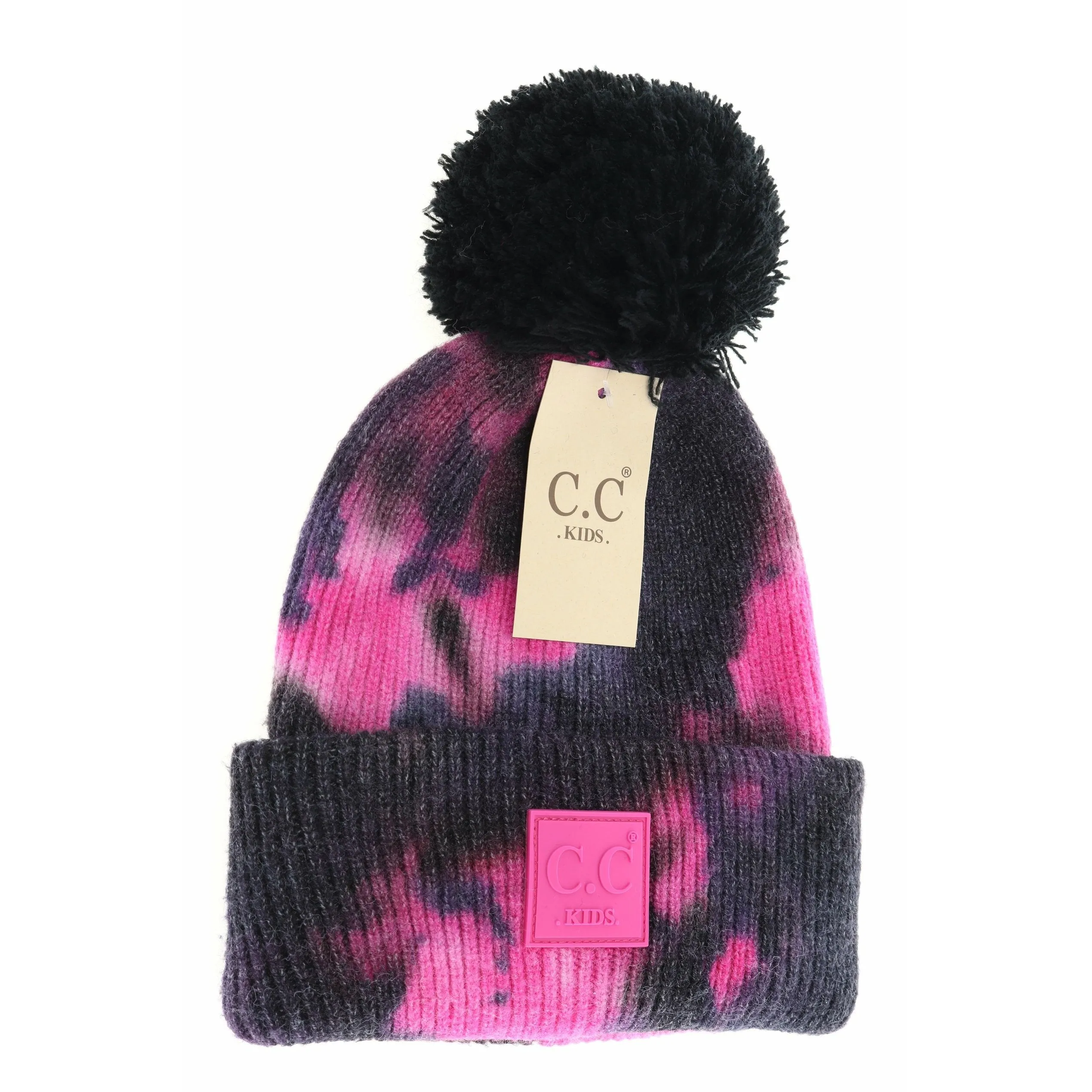 KIDS Tye Dye Pom CC Beanie (Multiple Colors)