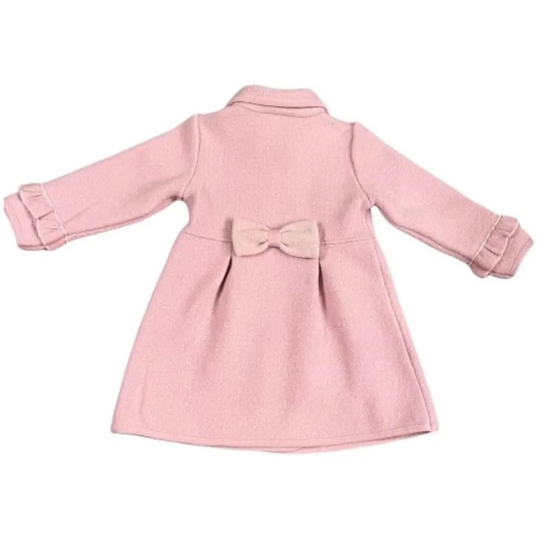 Marae Ruffle Coat Pink