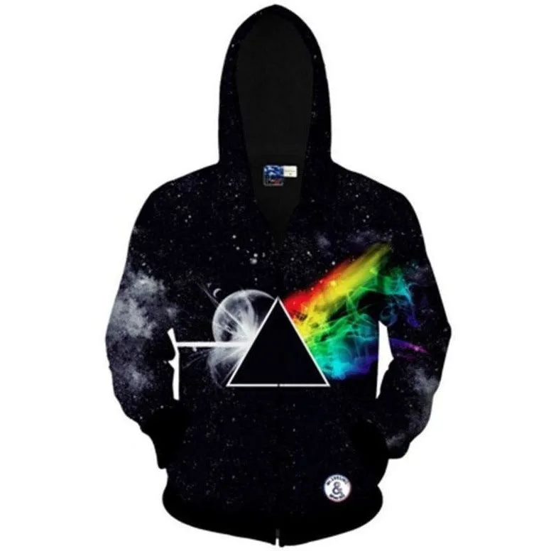 Mens Prism 3D Print Hoodie