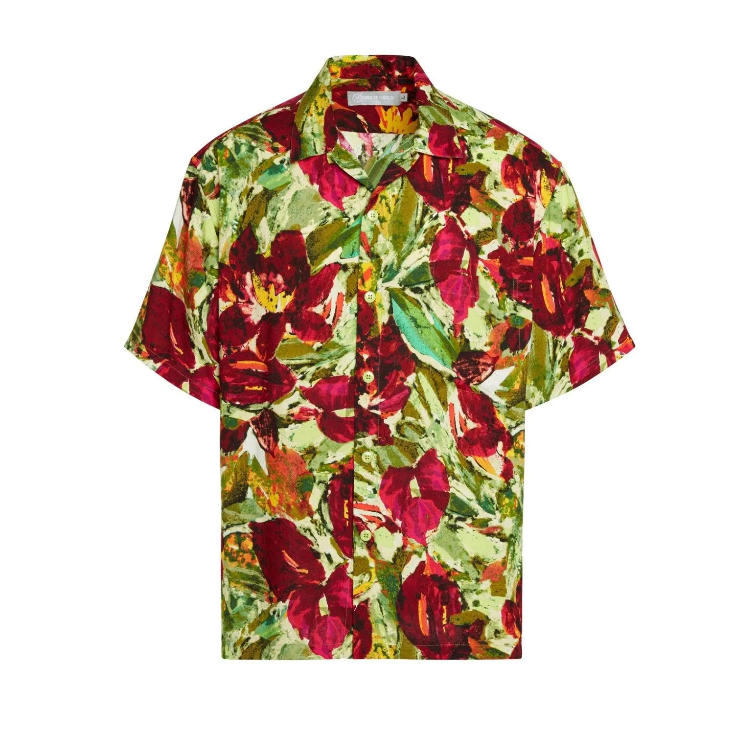 Men's Retro Shirt - Anthurium