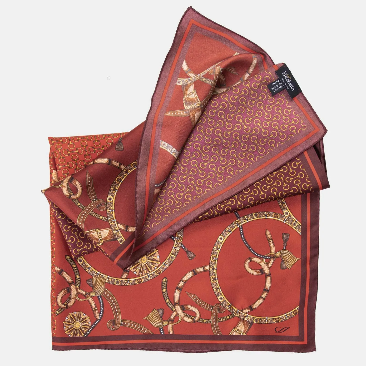 Merano - Silk Neckerchief - Barn Red