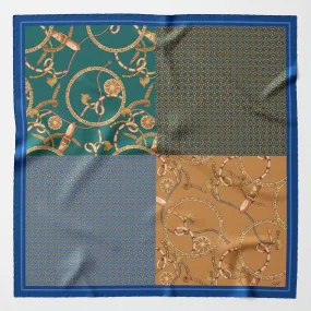 Merano - Silk Neckerchief - Blue