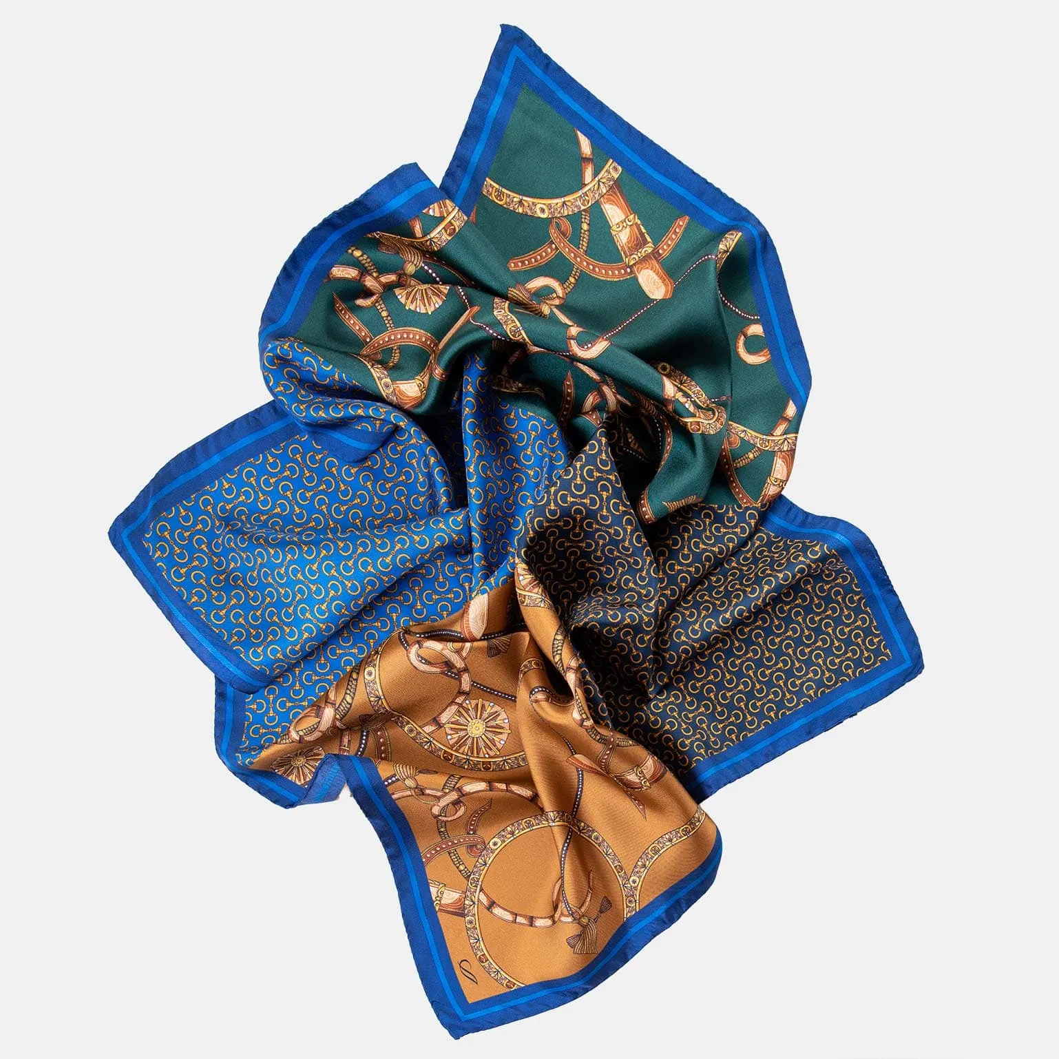 Merano - Silk Neckerchief - Blue