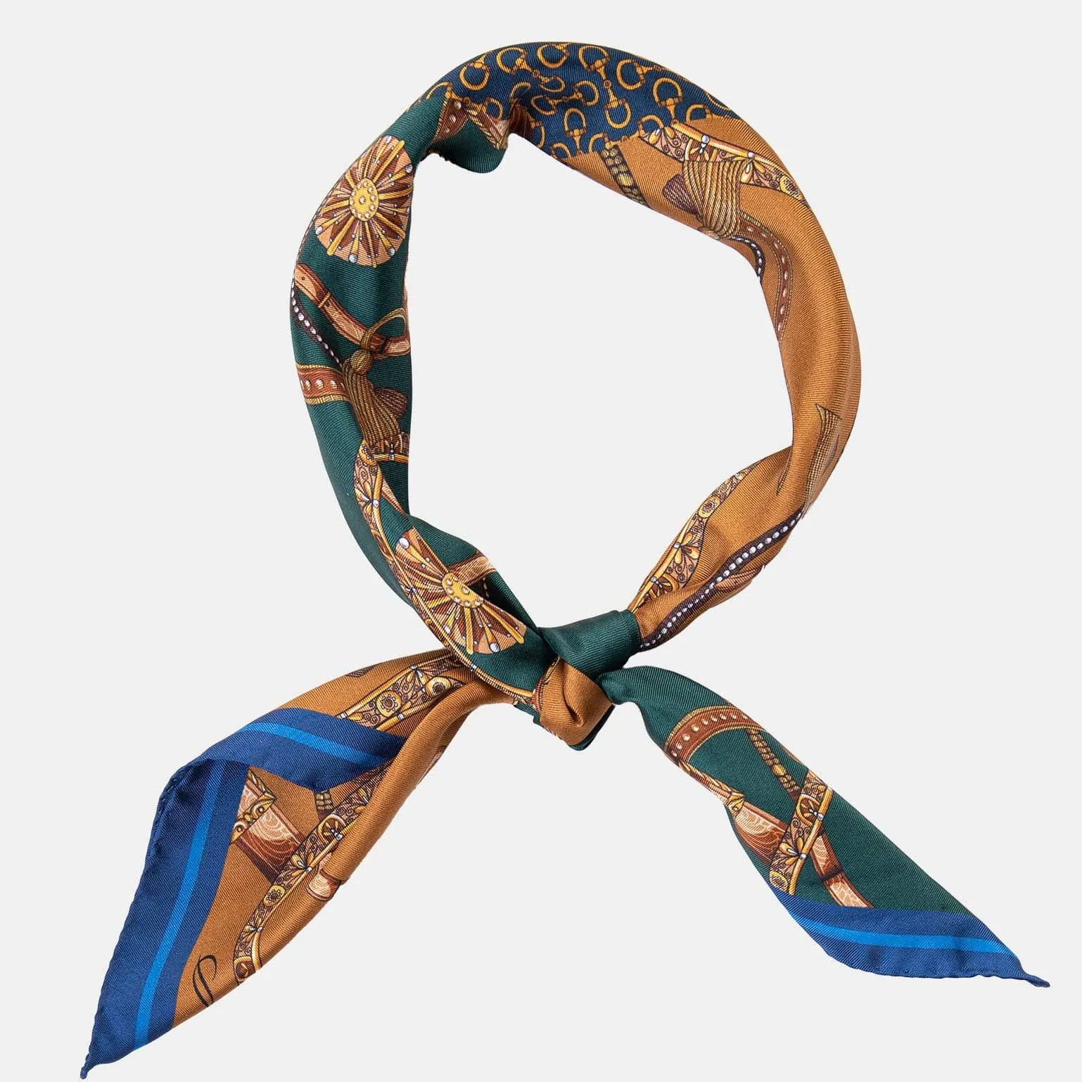 Merano - Silk Neckerchief - Blue