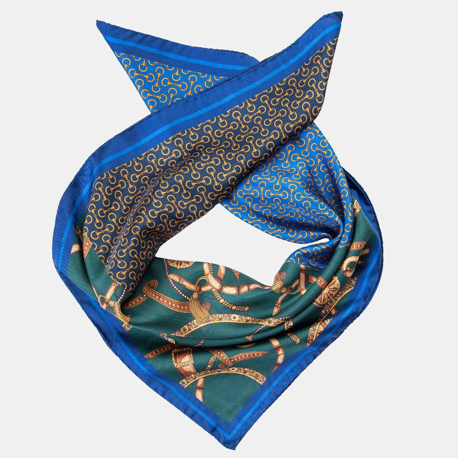 Merano - Silk Neckerchief - Blue