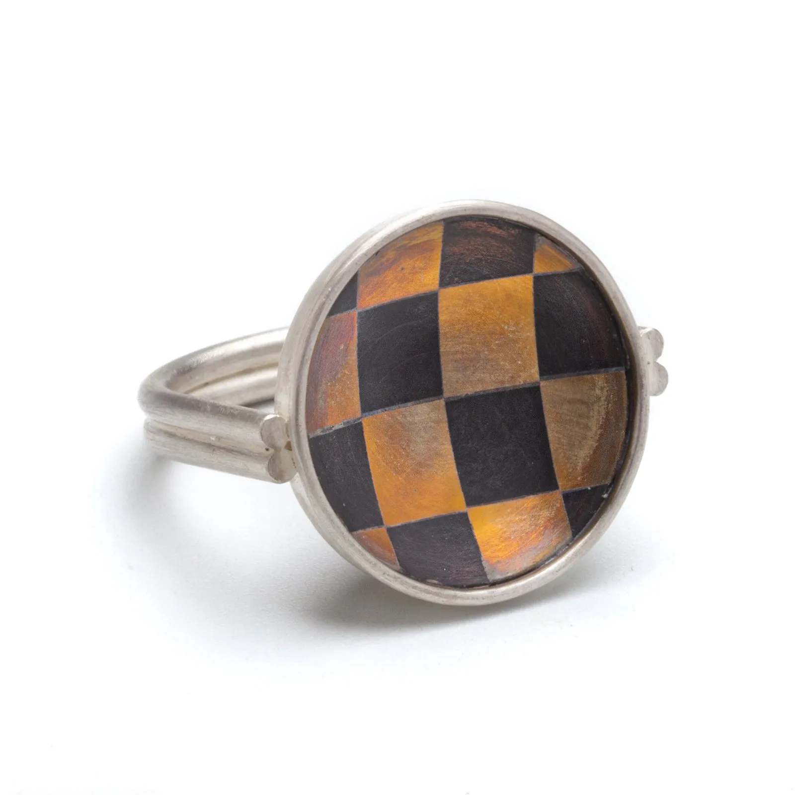 Mia Kaplan - Checkered Ring