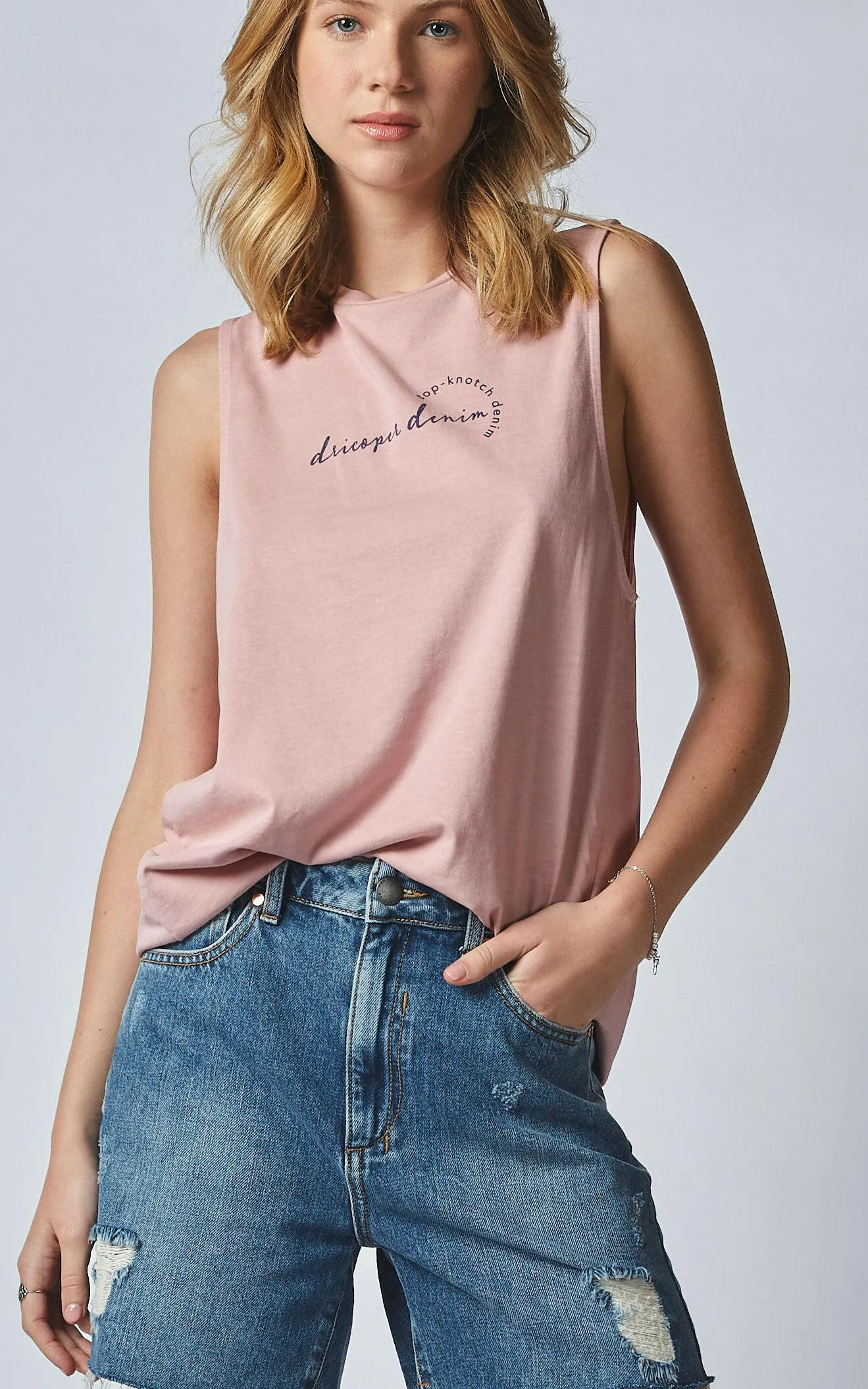 Minimal Pink Tank