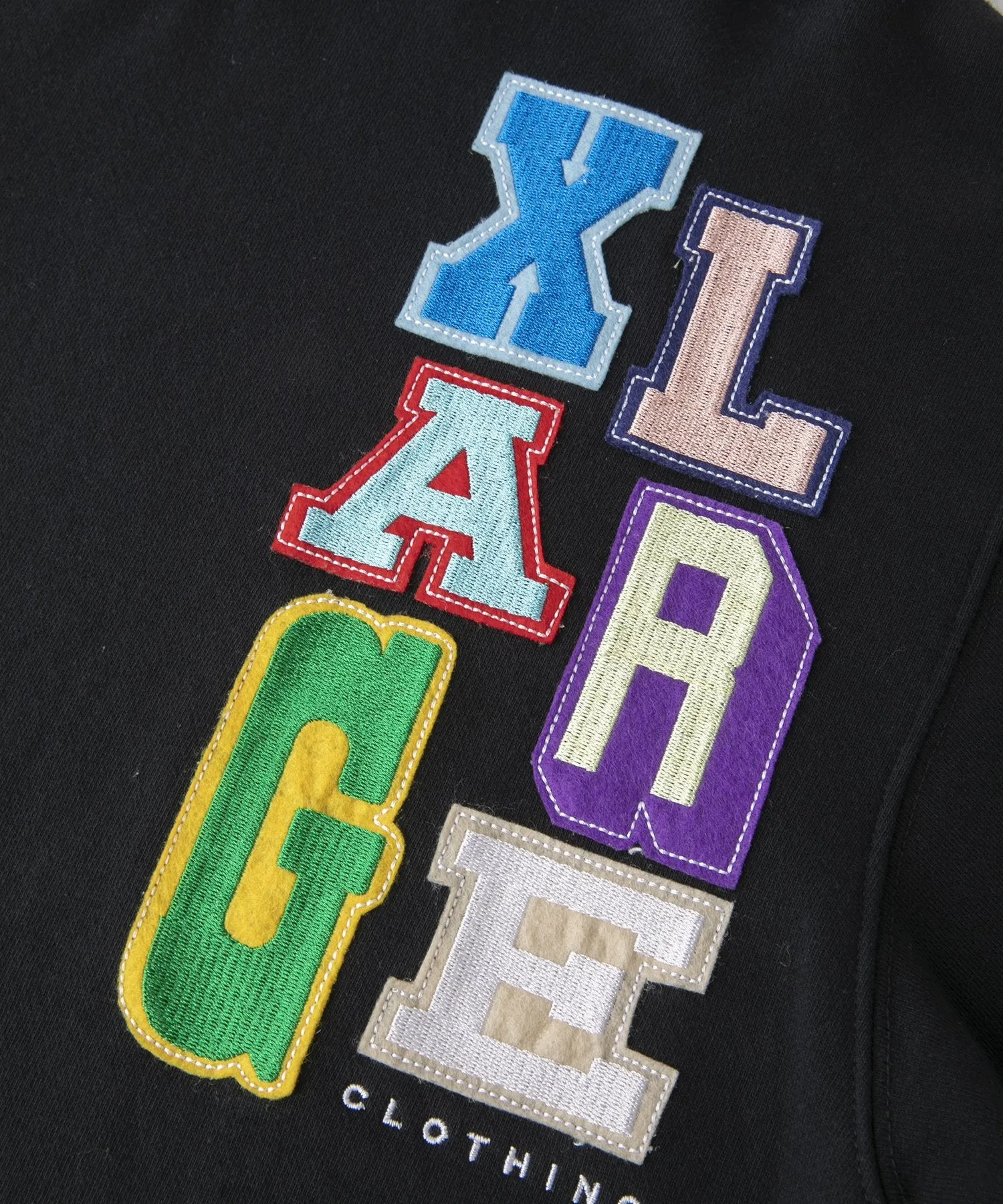 MULTICOLOR COLLEGE LOGO CREWNECK SWEAT