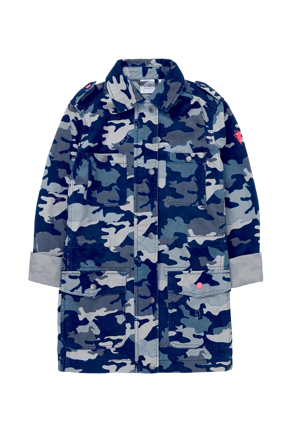 Navy Camo Utility Jacket