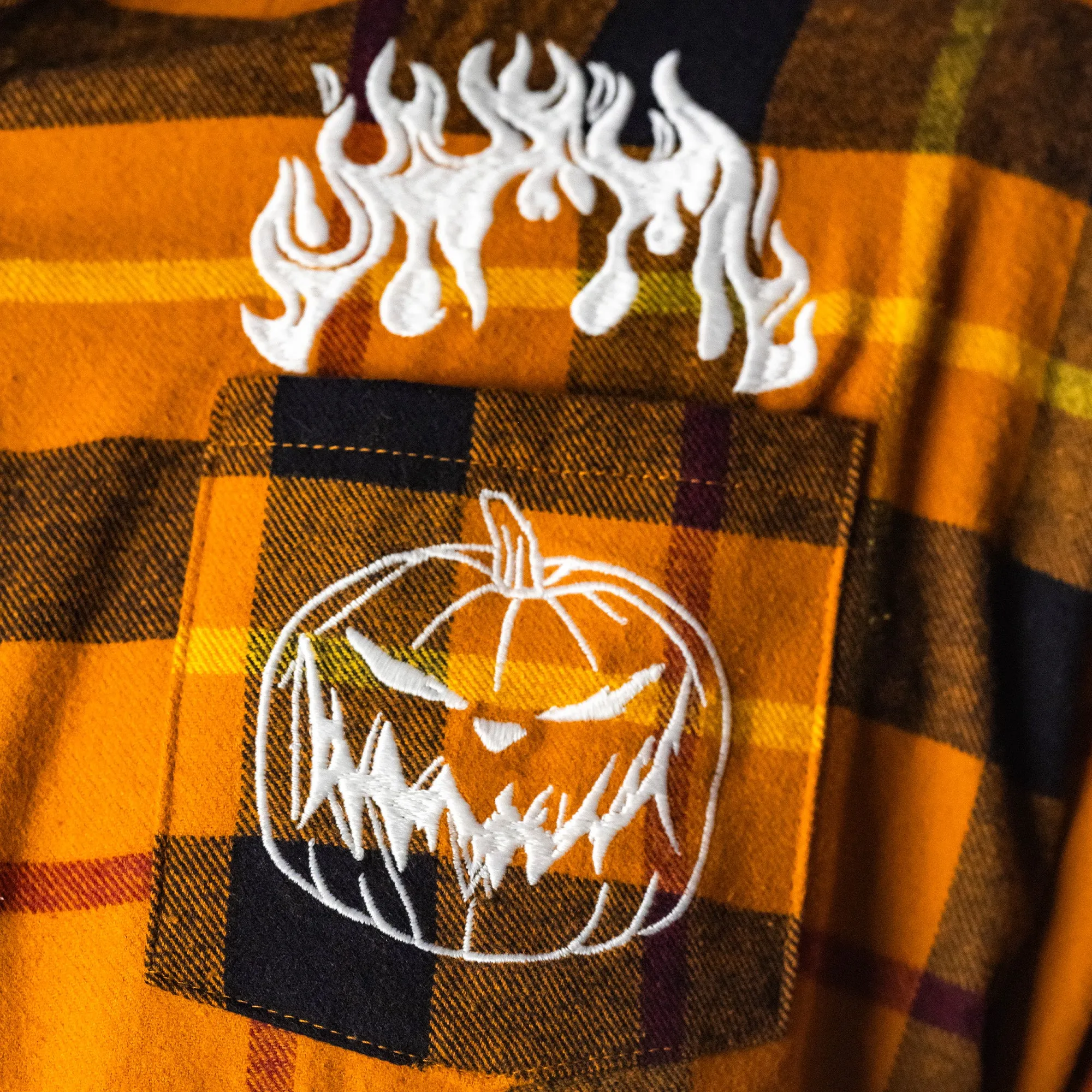 NMBC Pumpkin King Glow Flannel