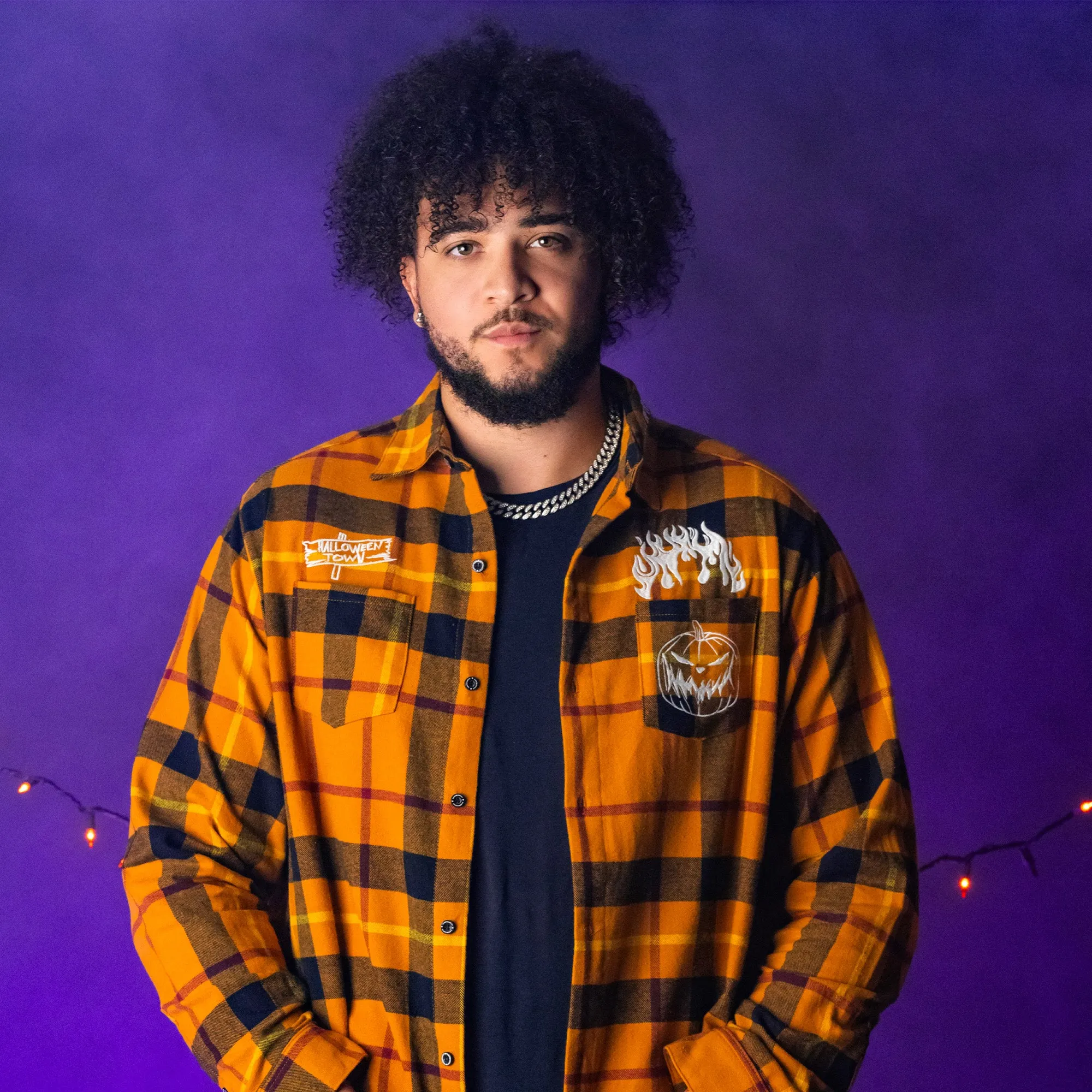 NMBC Pumpkin King Glow Flannel