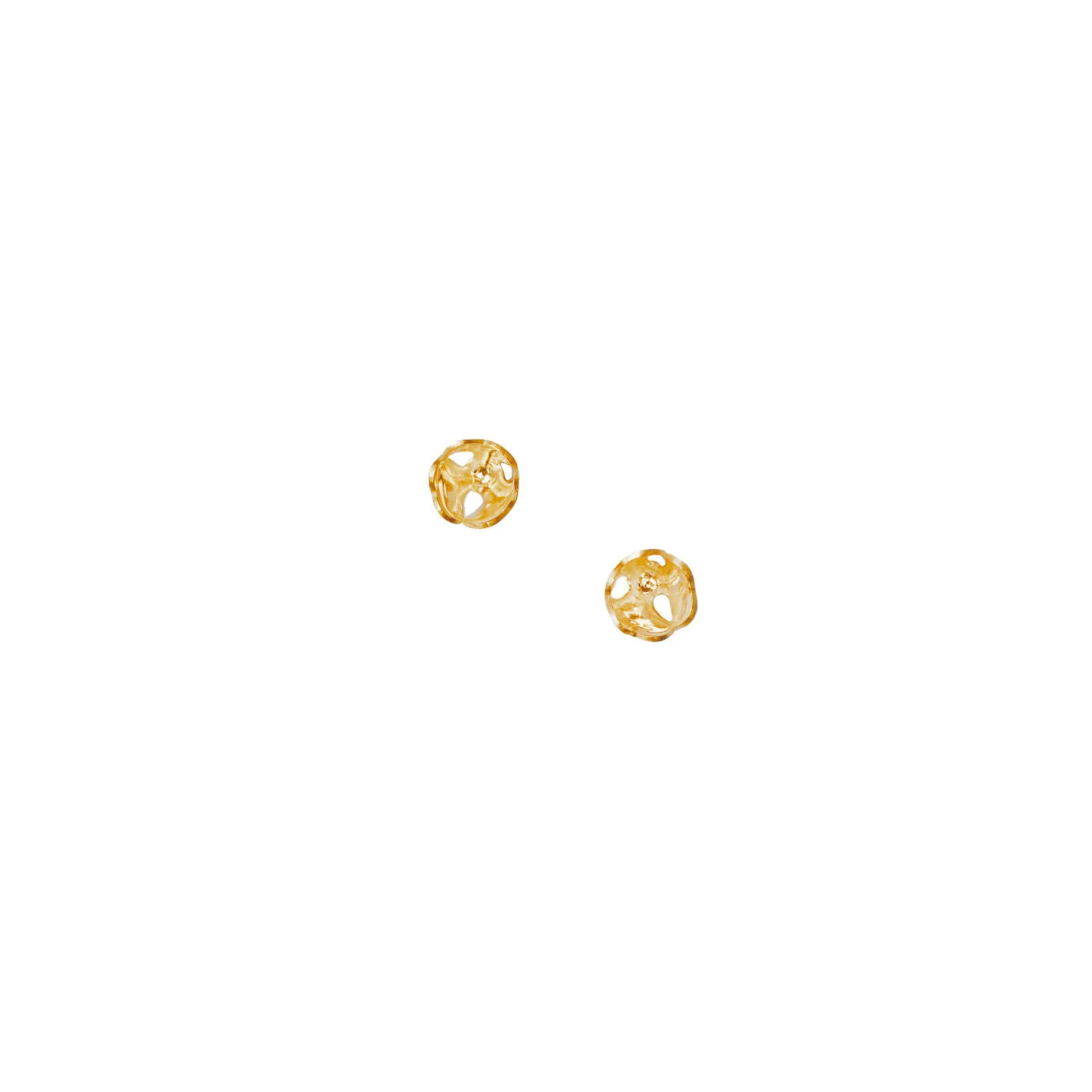 Padauk Small Studs - Gold