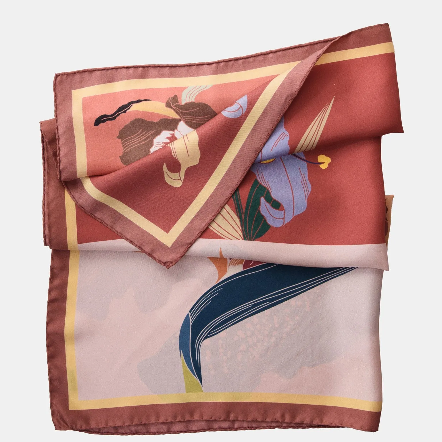 Penelope - Silk Neckerchief - Peach